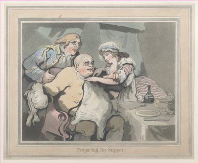 Preparing for Supper, 1790 by Thomas Rowlandson