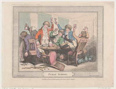 Public School, May 10, 1802 by Thomas Rowlandson