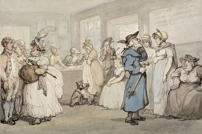 Register Office for the Hiring of Servants by Thomas Rowlandson