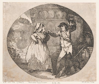 Return from Sport by Thomas Rowlandson