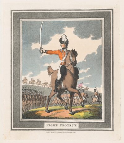 Right Protect, September 1, 1798 by Thomas Rowlandson