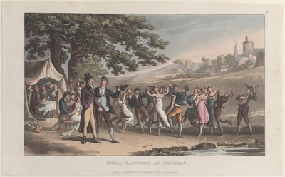 Rural Happiness at Caverac, from Journal of Sentimental Travels in the Southern Provinces by Thomas Rowlandson