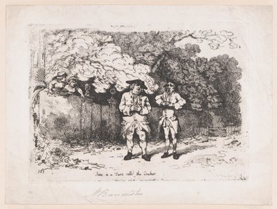 Scene in a Farce called The Quaker by Thomas Rowlandson
