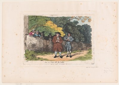 Scene in a Farce called The Quaker, December 22, 1783 by Thomas Rowlandson