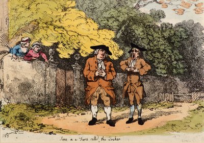 Scene in a Farce Called the Quaker by Thomas Rowlandson