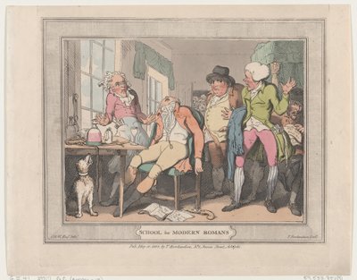 School for Modern Romans, May 10, 1802 by Thomas Rowlandson