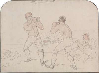 Settling a Love Quarrel by Thomas Rowlandson