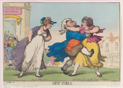 Spit Fires, reprint by Thomas Rowlandson