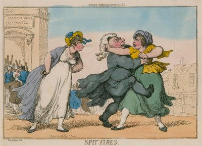 Spit Fires. Sessions House, Clerkenwell by Thomas Rowlandson