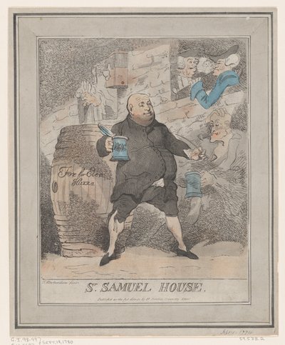 Sr. Samuel House, [1780] reissued 1786-91 by Thomas Rowlandson