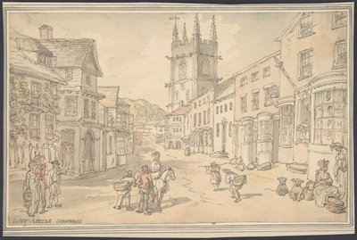 St. Austle, Cornwall by Thomas Rowlandson