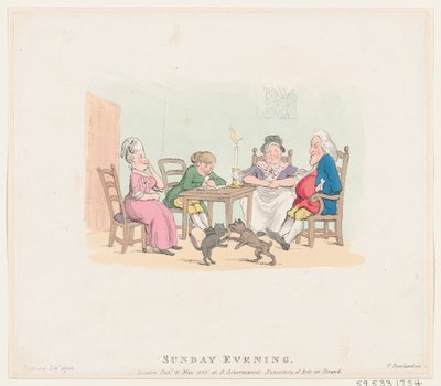 Sunday Evening, May 21, 1803 by Thomas Rowlandson
