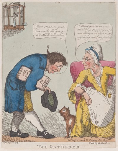 Tax Gatherer by Thomas Rowlandson