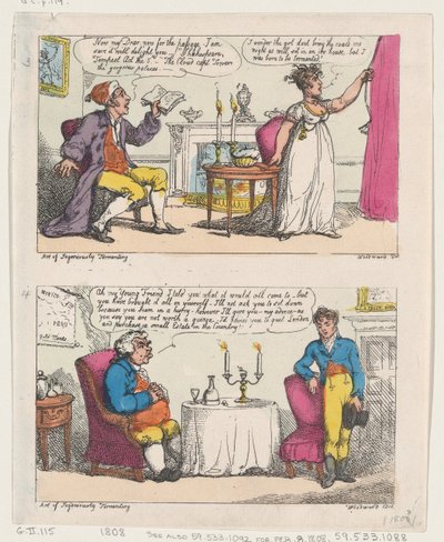 The Art of Ingeniously Tormenting, 1808 by Thomas Rowlandson