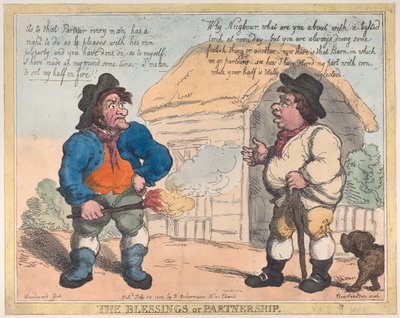 The Blessings of Partnership by Thomas Rowlandson