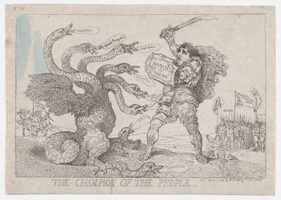 The Champion of the People, March 11, 1784 by Thomas Rowlandson