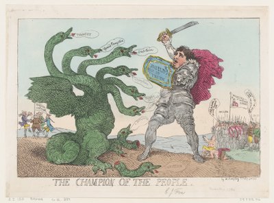 The Champion of the People by Thomas Rowlandson