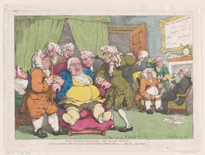 The Consultation, or Last Hope by Thomas Rowlandson