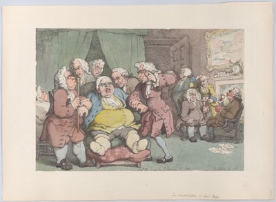 The Consultation, or Last Hope, June 30, 1808 by Thomas Rowlandson
