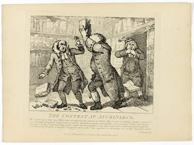 The Contest at Auckinleck, from Boswell