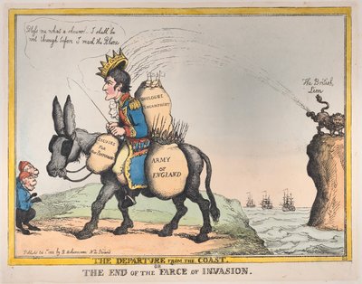The Departure from the Coast, or the End of the Farce of Invasion by Thomas Rowlandson