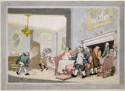 The Disappointed Epicures by Thomas Rowlandson