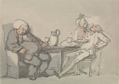 The Doctor Overcame by Thomas Rowlandson