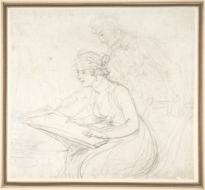 The Drawing Lesson by Thomas Rowlandson