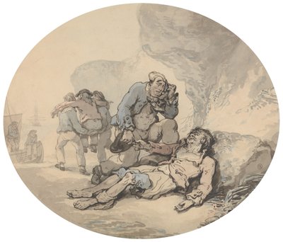 The Dying Sailor by Thomas Rowlandson