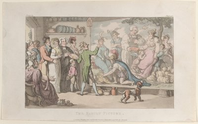 The Family Picture, from The Vicar of Wakefield, May 1, 1817 by Thomas Rowlandson