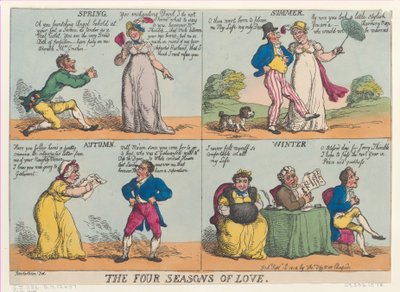The Four Seasons of Love, September 15, 1814 by Thomas Rowlandson