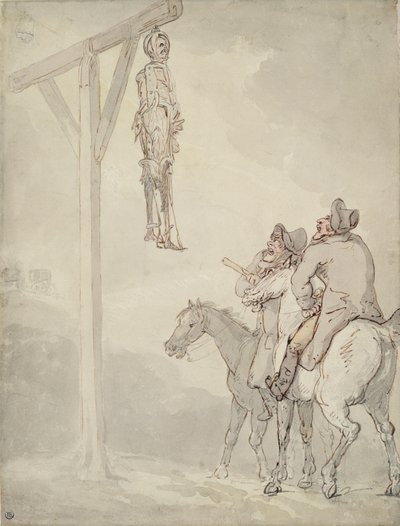 The Gibbet by Thomas Rowlandson