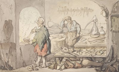 The Glass Works by Thomas Rowlandson