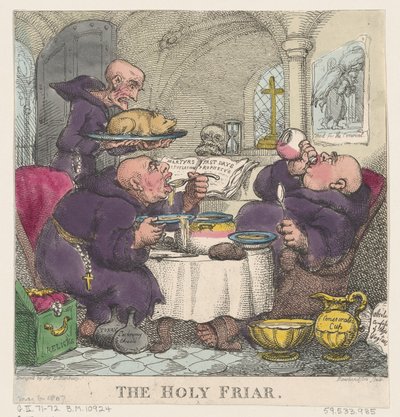 The Holy Friar by Thomas Rowlandson