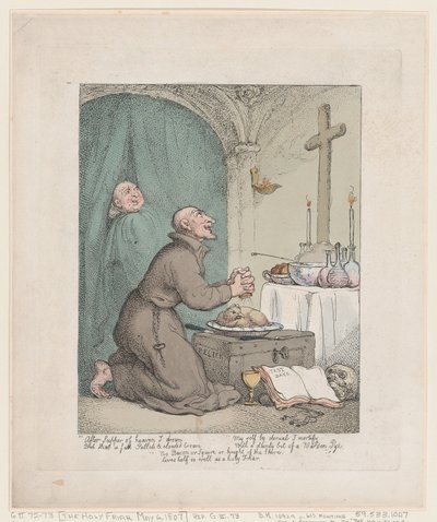 The Holy Friar by Thomas Rowlandson