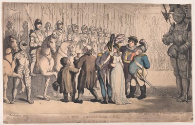 The Horse Armoury in the Tower by Thomas Rowlandson