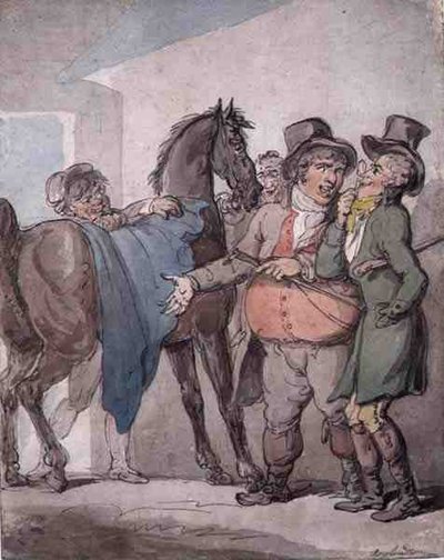 The Horse Deal by Thomas Rowlandson