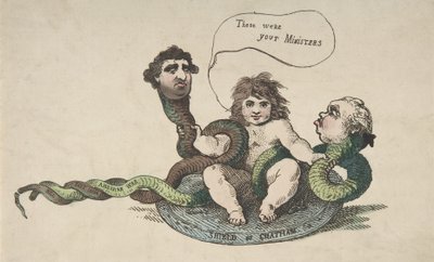 The Infant Hercules, February 3, 1784 by Thomas Rowlandson