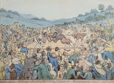The Last Milling Match Between Cribb and Molineaux, September 28th 1811 by Thomas Rowlandson