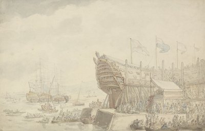 The Launching of H.M.S. 