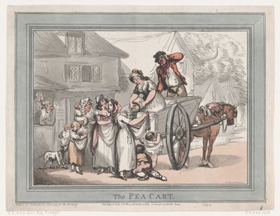 The Pea Cart, April 16, 1788 by Thomas Rowlandson