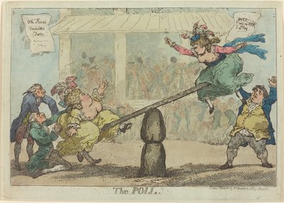 The Poll by Thomas Rowlandson