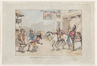 The Production of a Post House by Thomas Rowlandson