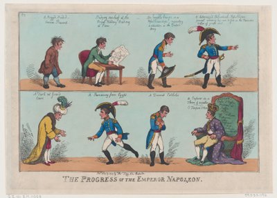 The Progress of the Emperor Napoleon, November 19, 1808 by Thomas Rowlandson