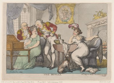 The Rivals, July 14, 1807 by Thomas Rowlandson