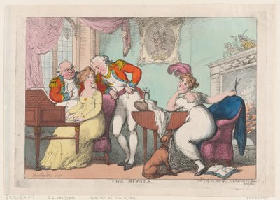 The Rivals by Thomas Rowlandson