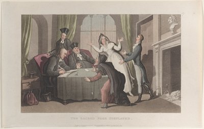 The Sacred Page Displayed, from Journal of Sentimental Travels in the Southern Provinces by Thomas Rowlandson