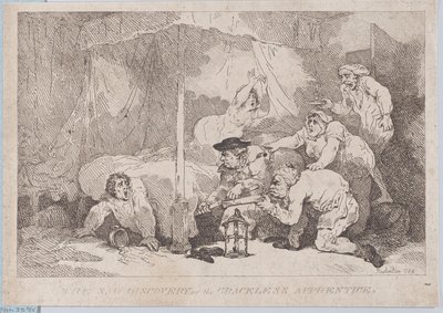 The Sad Discovery of the Graceless Apprentice by Thomas Rowlandson