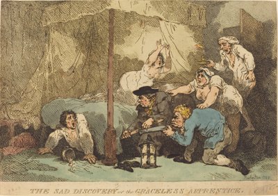 The Sad Discovery, or The Graceless Apprentice by Thomas Rowlandson