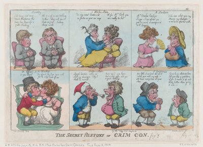 The Secret History of Crim Con, Fig 1 by Thomas Rowlandson